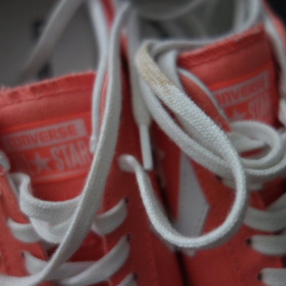 Converse Pink Unisex Low Top Shoes Mens 7.5 Womens 9 - Picture 5 of 12